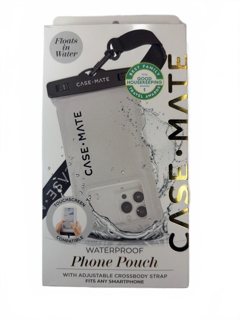 Case-Mate Waterproof Floating Phone Pouch with Adjustable Crossbody Strap NEW